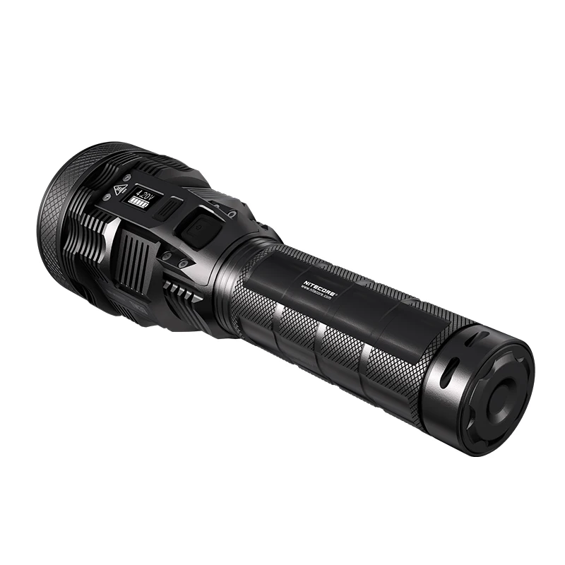 1500 м Макс пледы Nitecore TM39 5200 люмен светодиодный фонарик многофункциональный OLED