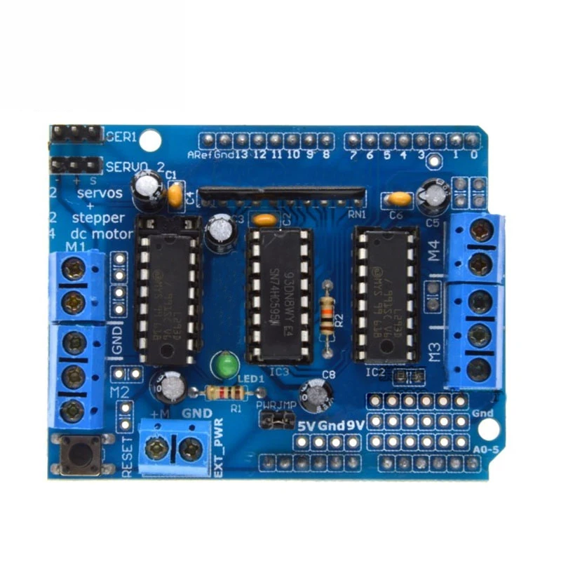 L293D моторный привод щит двойной для arduino Duemilanove плата расширения привода