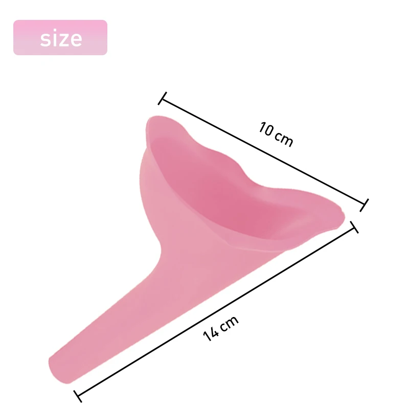 1 шт. женские мочеиспускания мягкие силиконовые мочи для путешествий кемпинга