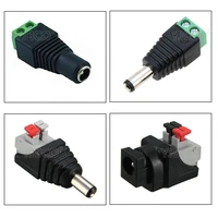 5pcs dc connector for led strip light free welding led lamp tape power adapter connector male or female connector