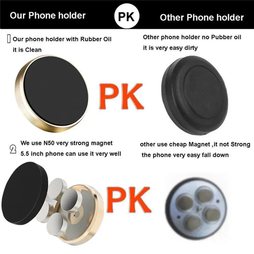 Универсальное магнитное крепление в алюминиевой раме держатель для приборной