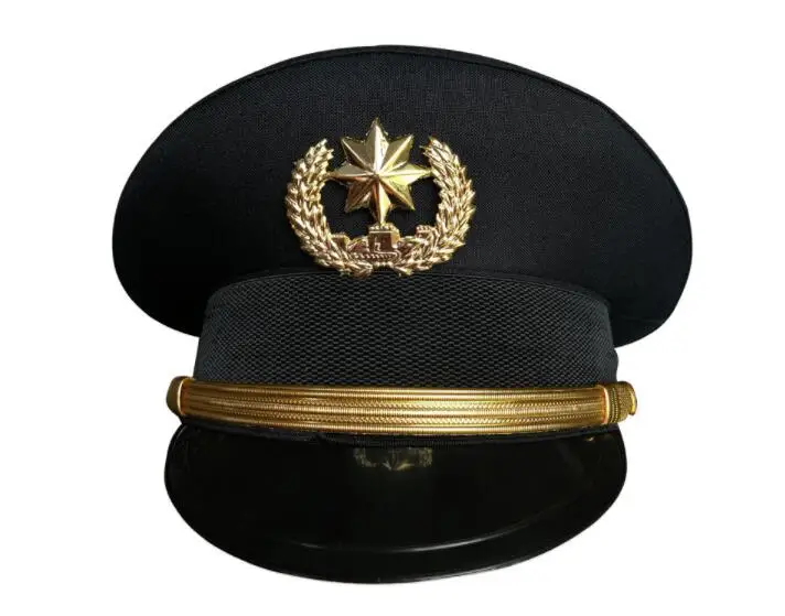 Halloween Christmas festival Men cap security guard hat army caps men military police hats for cosplay