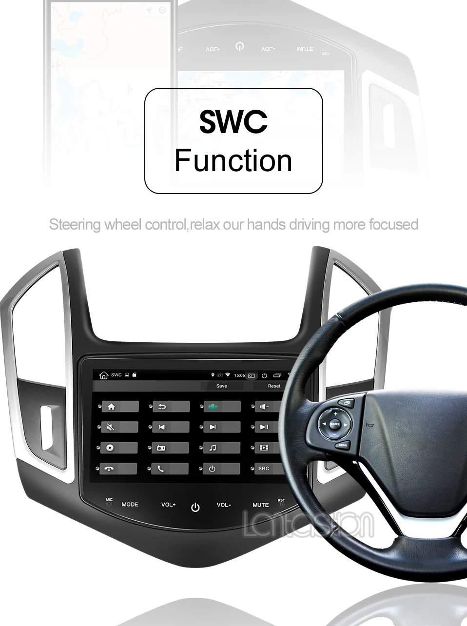 Android 9,0 2+ 32G автомобильный dvd gps плеер для Chevrolet Cruze 2013 с автомагнитолой видео плеер gps Навигация стерео