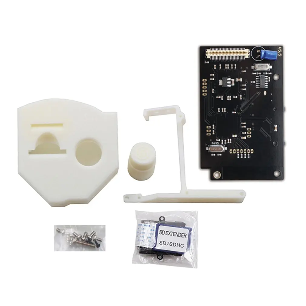 For GDEMU V5.5 Black Gold Plate Installation Kit Portable Optical Drive PCB Board Card 3D Printed Mount Kit