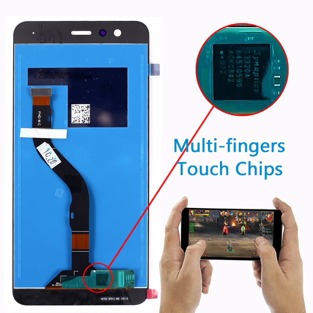 

For Huawei P10 lite 5.2 inch LCD Display Digitizer vancca2 Assembly 1920*1080 Touch screen Frame For Huawei P10 LITE LCD Screen