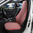 Универсальная полосатая цветная чехол для переднего сиденья седло Одеяло Baja ковшеобразного сиденья чехлы на автомобильные сиденья для автомобиля грузовика и внедорожники