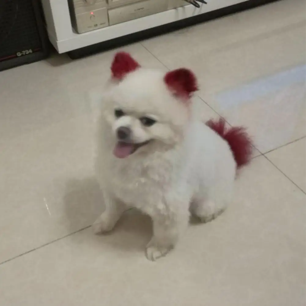 

100ml Pet Dog S Professional Pet Stain Anti Allergic Agent Cream Coloring Hair Dye Dog J9d1