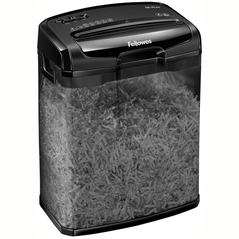 Уничтожитель документов Fellowes FS-47018 M-7Cm 4 уровень секретности 4х35 мм 7 лист 13 л