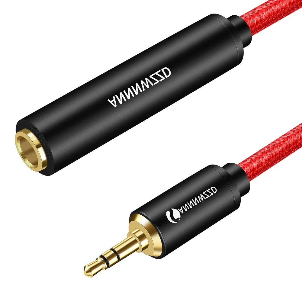 

6.5mm Female to 3.5mm Male Audio Cable For Amplifier Console Guitar Recording Adapter 6.5mm TRS 1/4'' Female to 3.5mm Male Cable