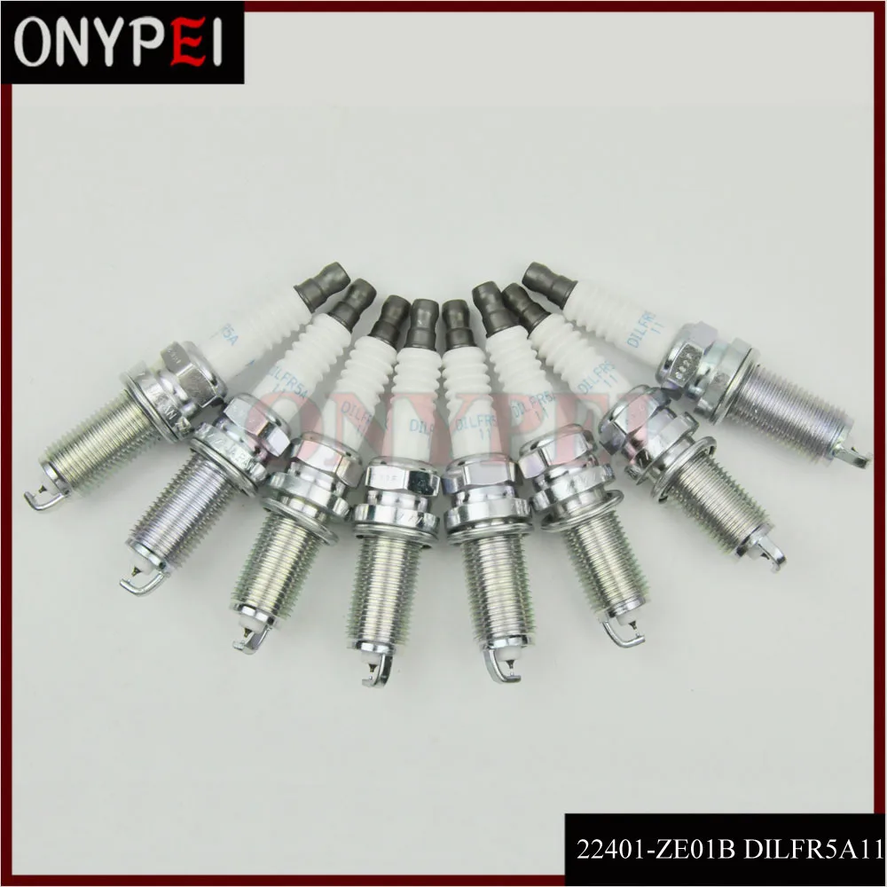 8 x Двойной иридий 22401-ZE01B DILFR5A11 93759 свечи зажигания для Nissan Armada Frontier Infiniti QX56 22401ZE01B 22401 ZE01B