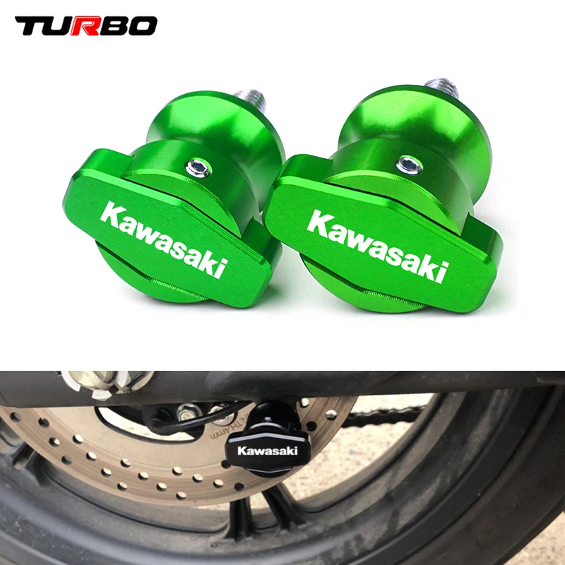 

Motorcycle CNC M10 Swingarm Slider Spools stand screws For Kawasakii ZX6R Z1000 ER6N Z750 Z750R Z250 NINJA 300 ER6F VULCAN
