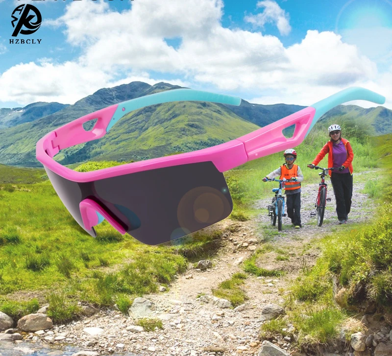 Детские поляризованные велосипедные солнцезащитные очки уличные для пеших
