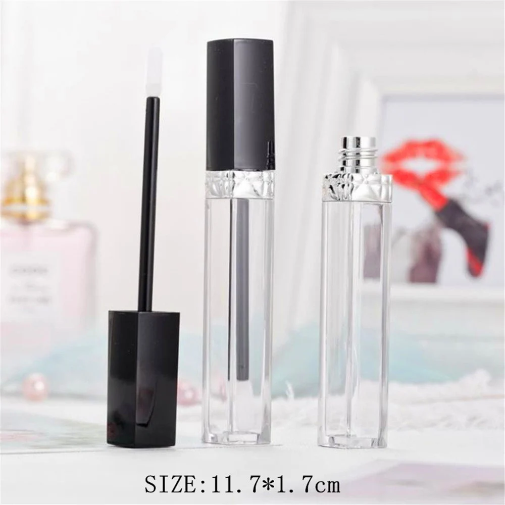 Новая пластиковая бутылка круглая трубка для блеска губ глазурь женщин