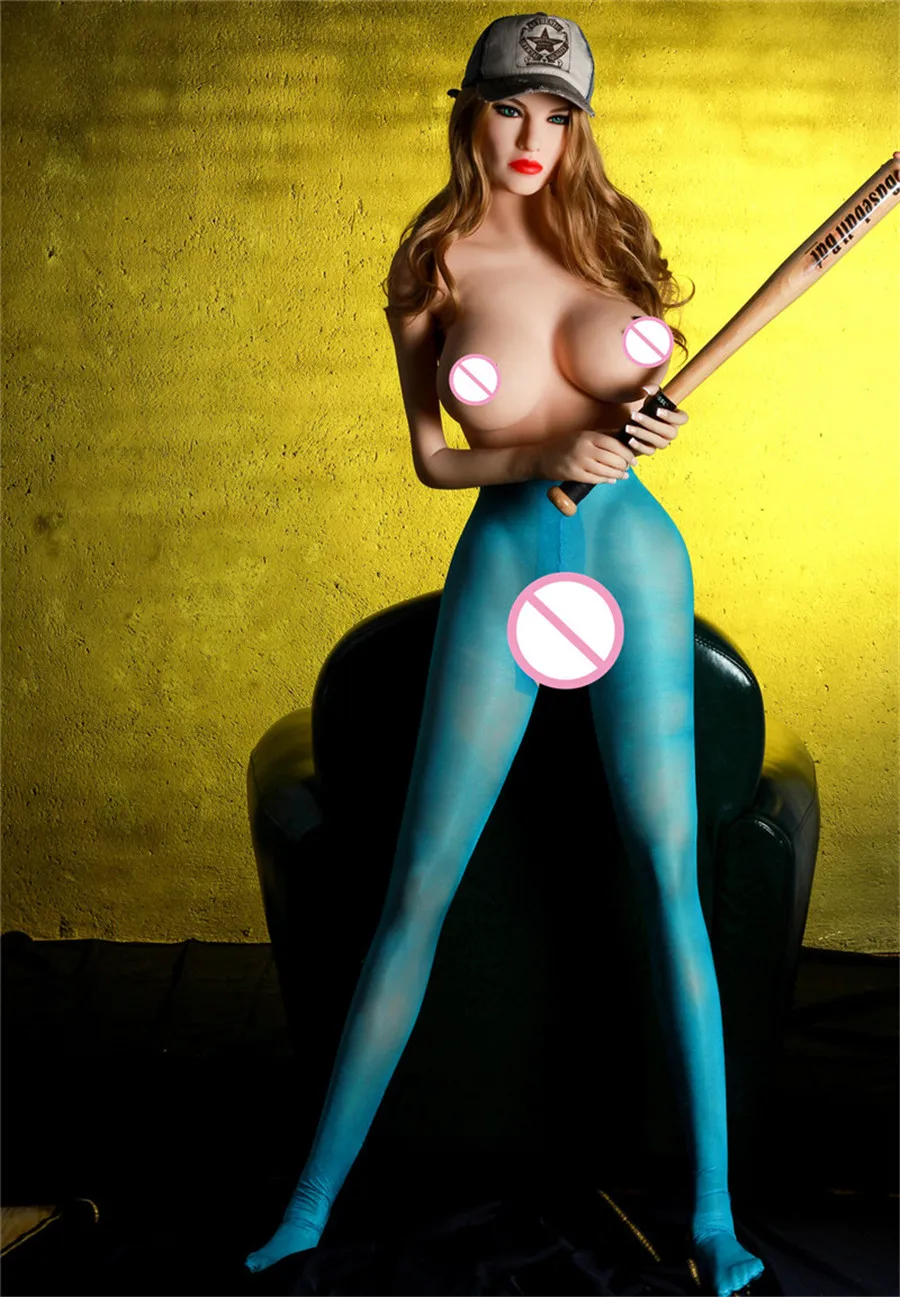 Real Silicone Sex Dolls 168cm (5.51ft) Big Breasts Cool Lady Life Size Body and Soft Skin Flexible Solid Metal Skeleton Toy |