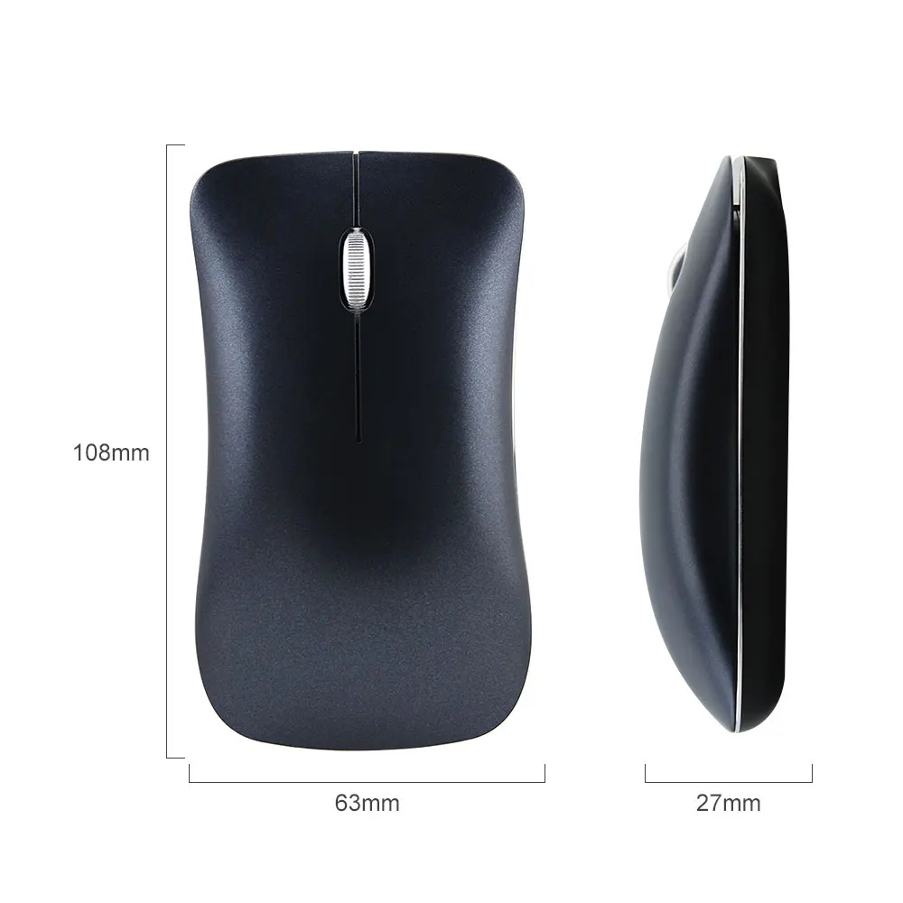 CHYI ультра-тонкая Bluetooth мышь 5 0/3 0 USB офисная эргономичная ПК геймер оптическая 1600DPI