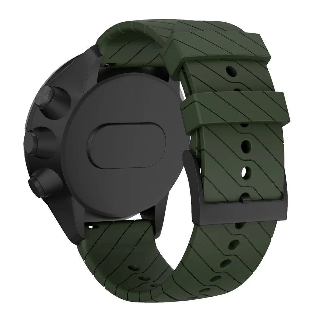 Спортивный мягкий силиконовый сменный ремешок OTOKY для Suunto 9/9 Baro медный часов