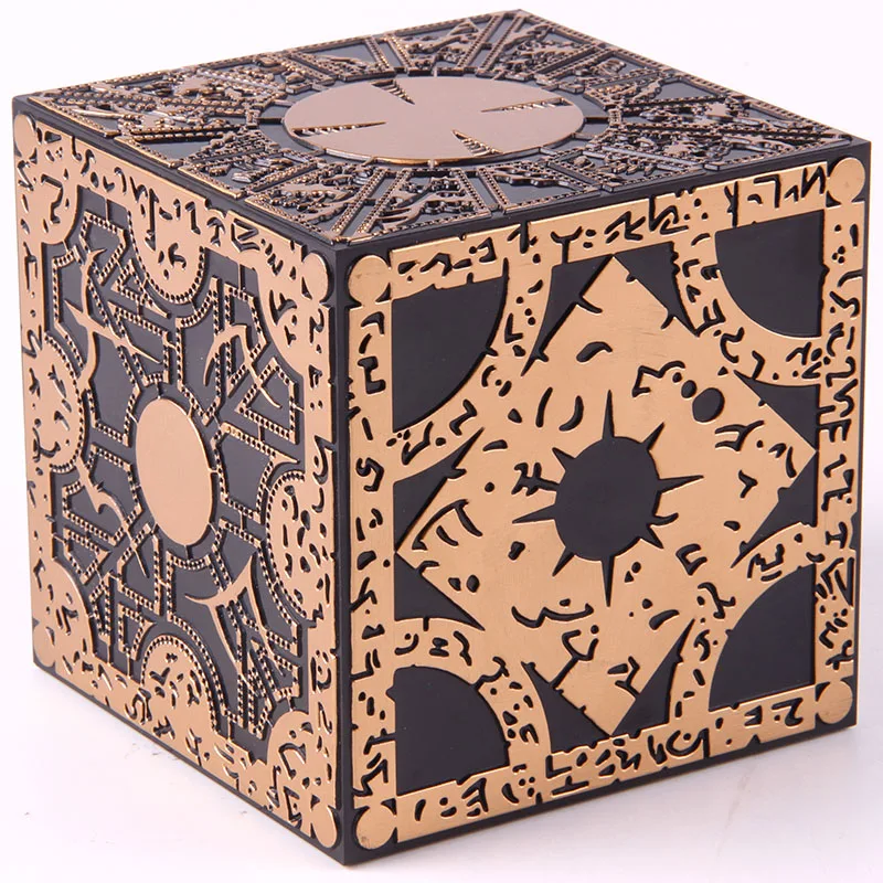 Фильм ужасов Hellraiser Puzzle Box жалование конфигурации ПВХ фигурка Коллекционная модель игрушки