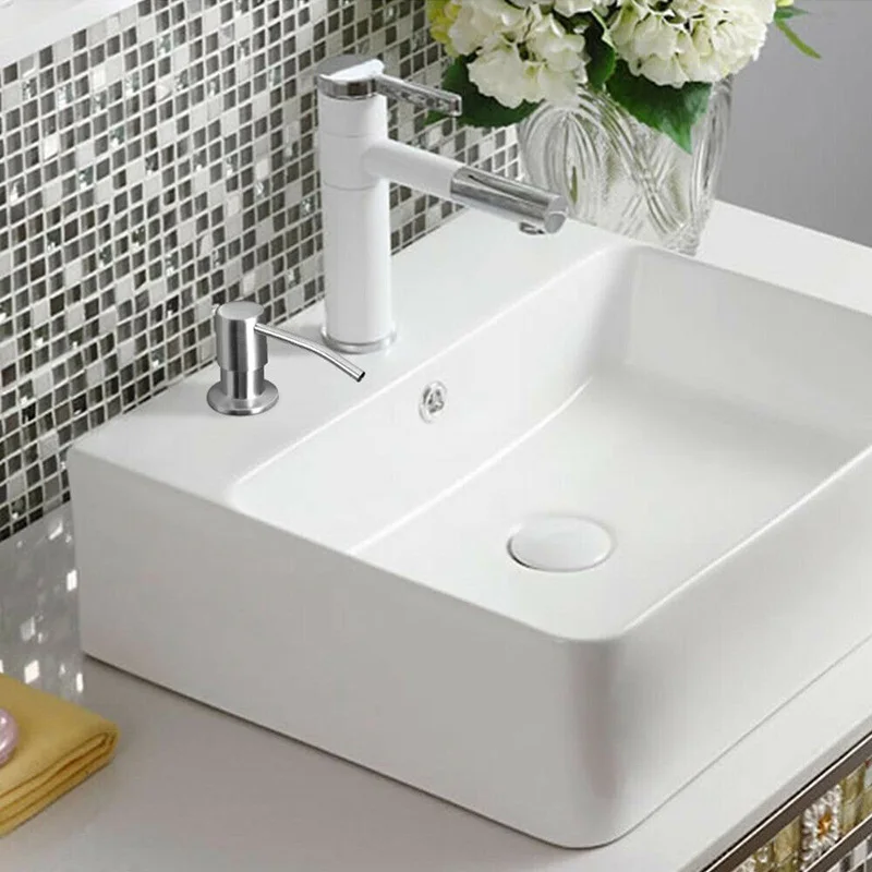 

Hot Sink Soap Dispenser ABS Plastic Kitchen Home Bathroom Pump Bottle FRE-Drop