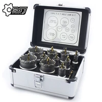 10pcsset 16 53mm tct hole saw drill bit sets alloy carbide cobalt steel cutter stainless steel plate iron metal