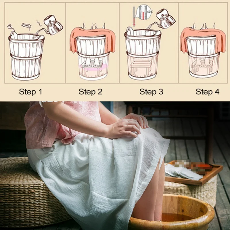 Новый имбирь пропитанный стопой шипучие таблетки ванна для ног порошок AI YE