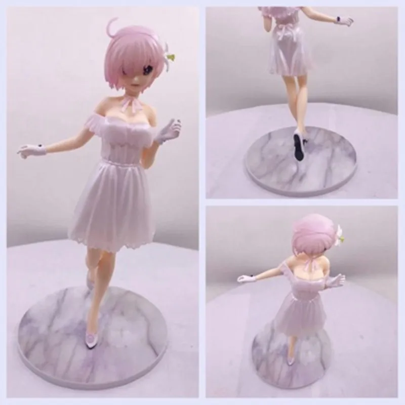 

FGO Fate/Grand Order Mash Kyrielight Dress Ver. Масштаб 1/7, ПВХ фигурка, модель игрушки, коллекционная кукла