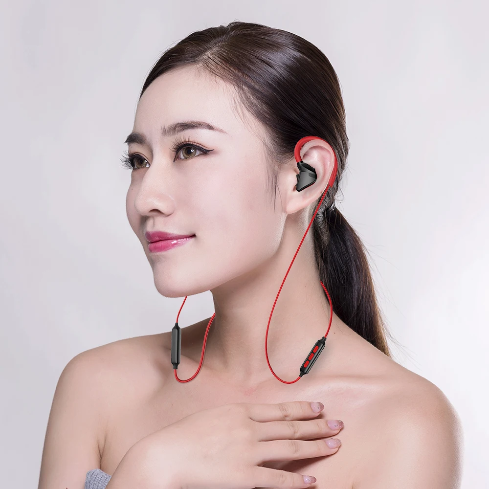 PTM Спортивные Bluetooth наушники, беспроводные наушники, высокое качество звука, беспроводная гарнитура для бега с микрофоном, Bluetooth наушники для телефона