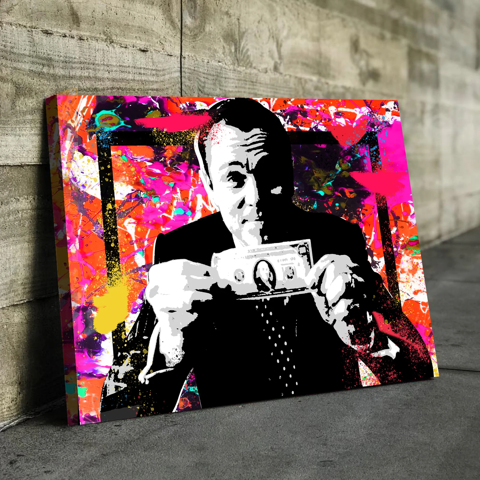 Оригинальный Bad Guy Картина на холсте фильм о волке стены улица Леонардо ДиКаприо