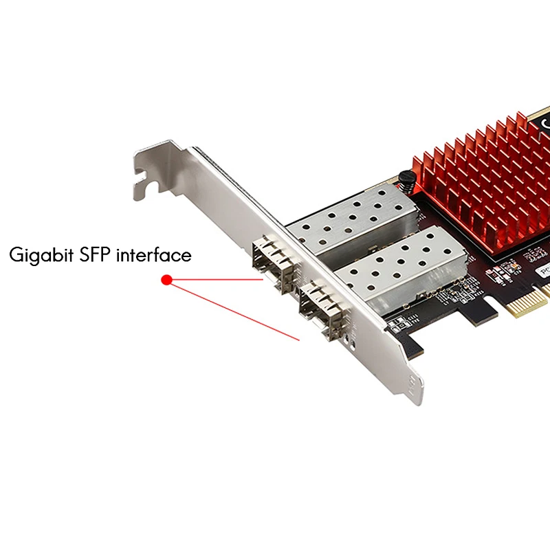 for TXA027 350 Gigabit Dual-Port Fiber Server Network Card Desktop 1G SFP Interface Server Network Card