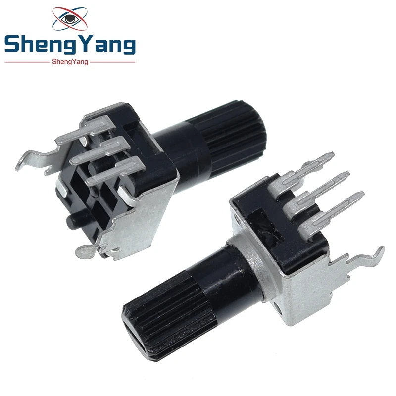 ShengYang 10 шт. Rv09 вертикальный 12 5 мм вал 1k 2k 5k 10k 20k 50k 100k 0932 регулируемый резистор 9 тип 3