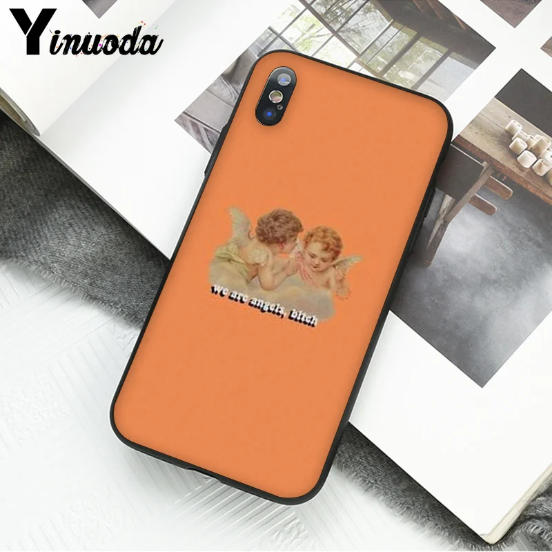 Yinuoda Ренессанс Ангелы Амур эстетика аксессуары для телефона чехол Apple iPhone 8 7 6 6S Plus
