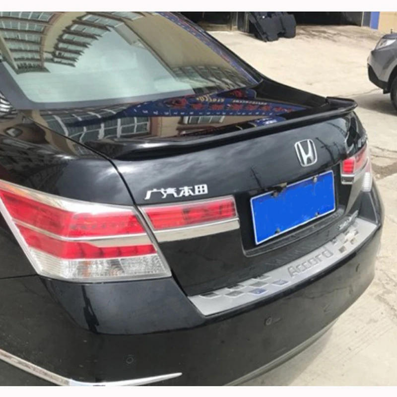 Пригодный для Honda Accord спойлер 2008 2009 2010 2011 2012 2013 автомобиль ABS пластик Неокрашенный