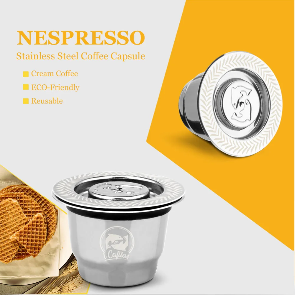 ICafilas для Nespresso многоразовая капсула Crema эспрессо новая машины Nespresso|Фильтры кофе| |