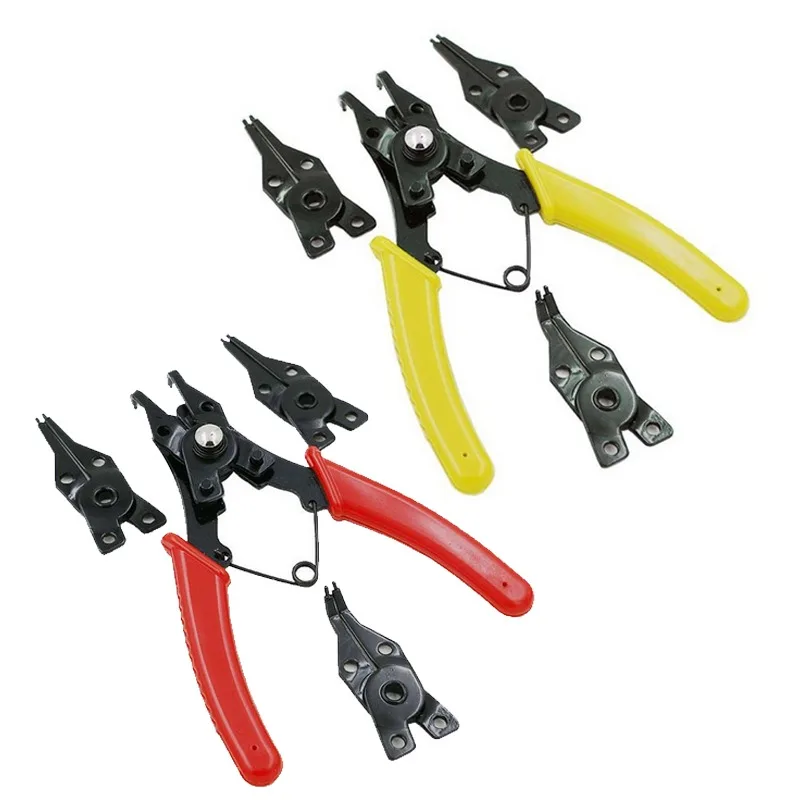 

Multifunctional Snap Ring Pliers Multi Crimp Tool Internal External Ring Remover Retaining Circlip Pliers