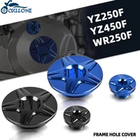 motorcycle accessories frame hole cover fairing guard for yamaha wr250f wr 250f yz250f yz 250f yz450f yz 450f 2014 2015 2016