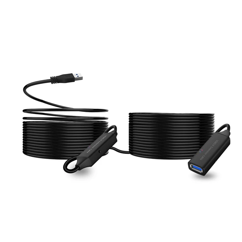 Активный Кабель повторитель USB 3 0 длиной 10 м/15 м кабель типа А папа мама с двумя