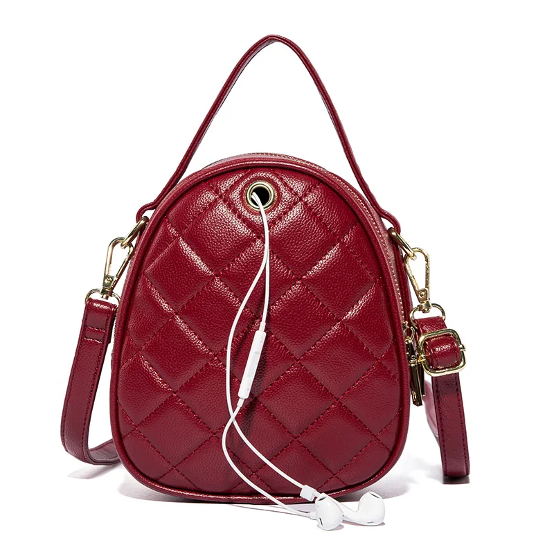 Women Shoulder Bags Designer Small Shell Bag Fashion Plaid PU Leather Crossbody Bags Ladies Luxury Handbags Messenger Bags