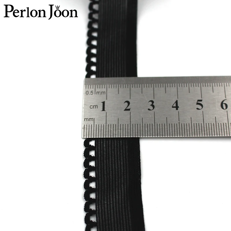 5 ярдов/лот 2 3 см в ширину Черный и белый цвета сетки односторонние волны с