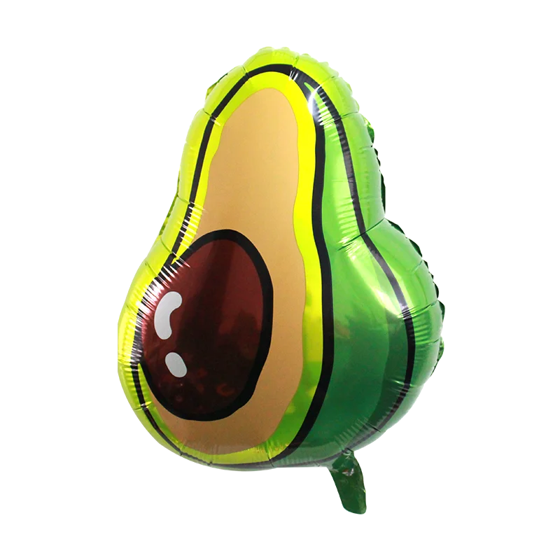 

1set Green Avocado Fruit Foil Helium Balloon Hawaii Summer Birthday Party Decoration Mexican Carnival Party Balloon Supply Globo