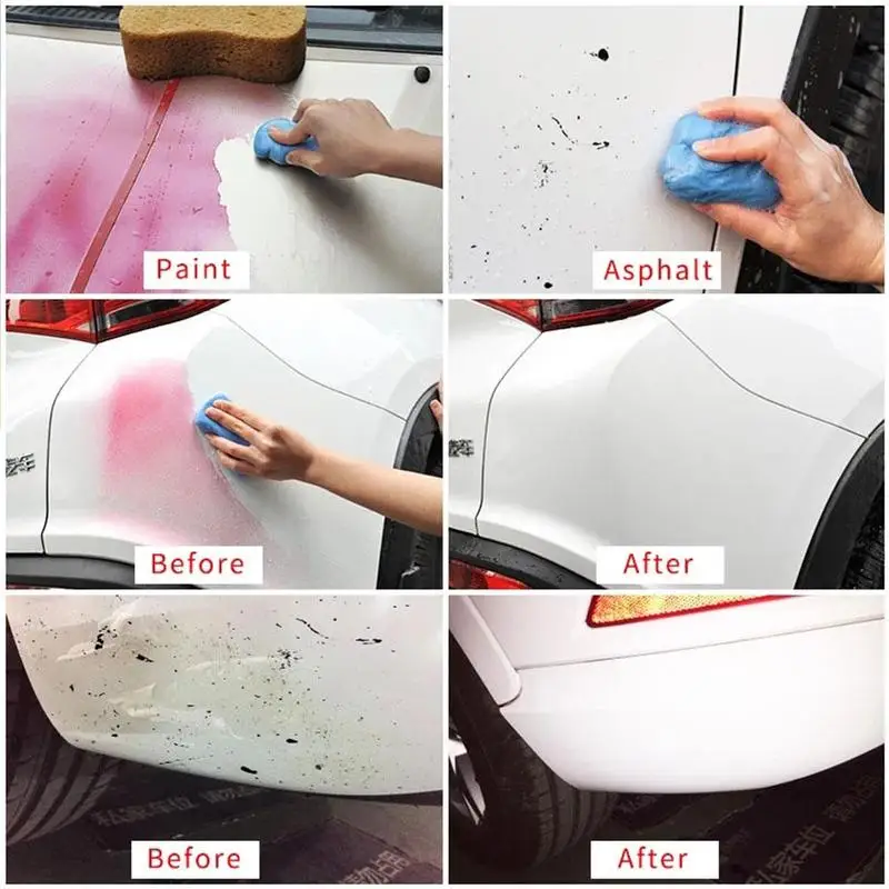 

Car Truck Clay Bar Auto Cleaning Tool Car Care Sponge Tool Block Cleaning Brush Car Wash Household 200g Mud E7E1