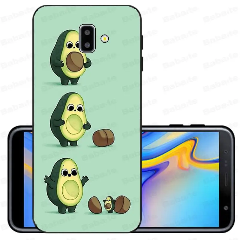 Мягкий чехол из ТПУ с изображением авокадо и фруктов для samsung Galaxy j6 plus A6 A8 A9 A10 A30 A50 |