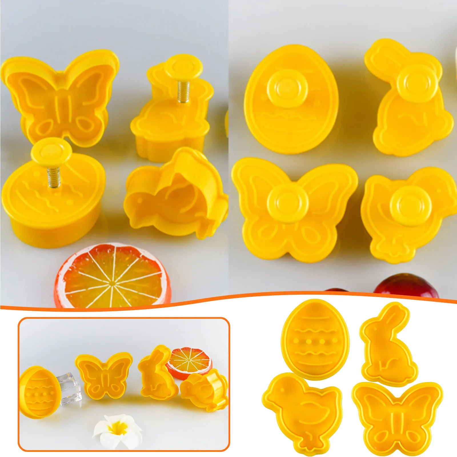 1052 печенья/печенье/Fondant (сахарная) Stampers комплект из 4 предметов На пасхальную