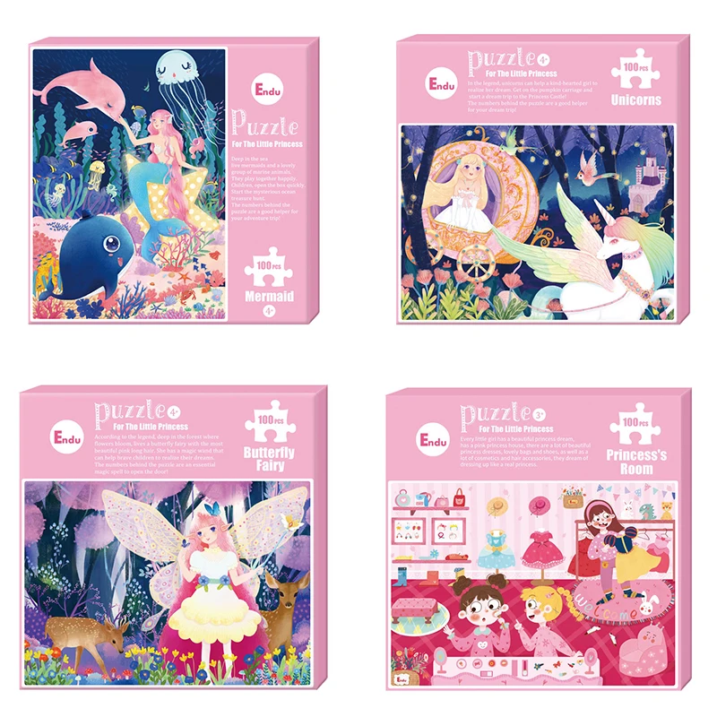 

Пазл-головоломка для детей, развивающие игрушки для детей, пазлы Монтессори для детей, красивые головоломки для девочек, коробка, подарки на...