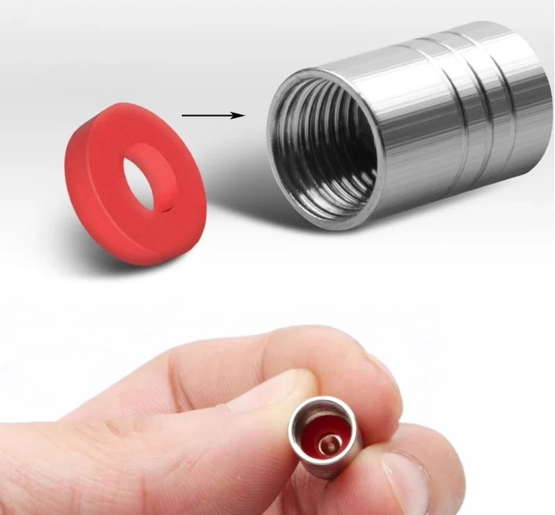 Колпачки клапанов для автомобильных колес из алюминиевого сплава 4 шт. - купить по