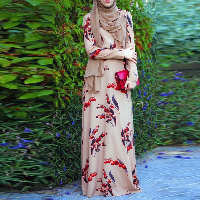 Розовая Абая для девочек Enfant Дубайский хиджаб мусульманское платье женщин дети