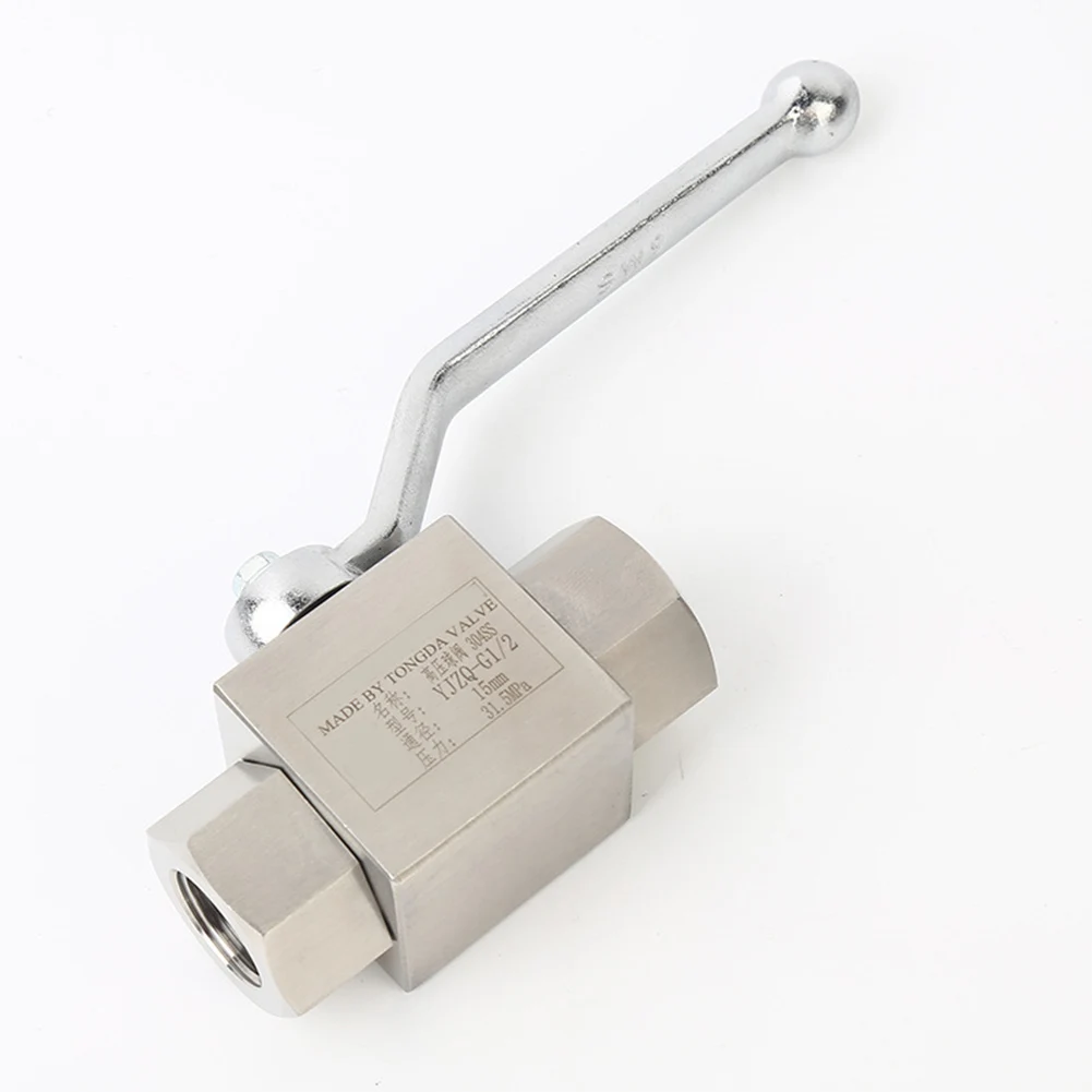 

31.5mm Straight Through Internal Thread Hydraulic High Pressure Ball Valve Dual-Flow Industrial Tools Accessories