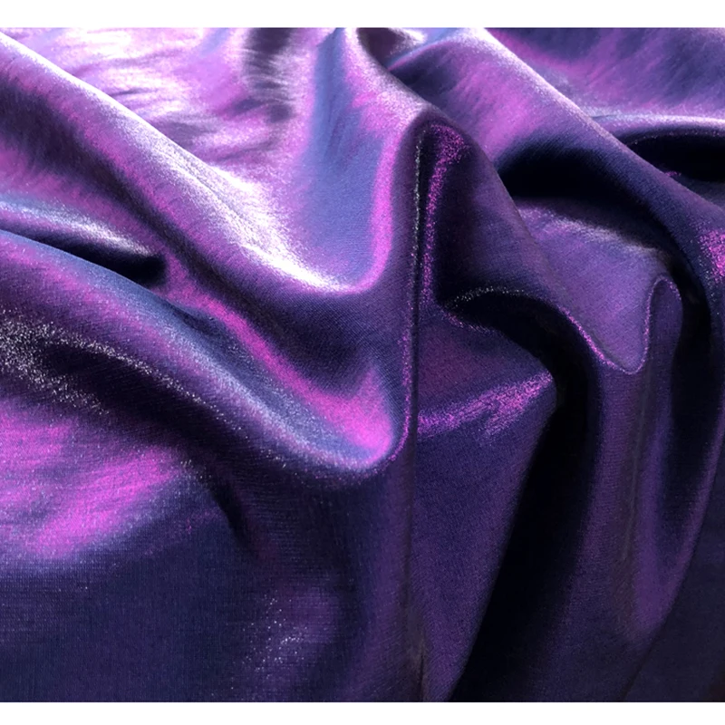 Фиолетовая Элегантная Модная шелковая 3D прецизионная жаккардовая льняная ткань