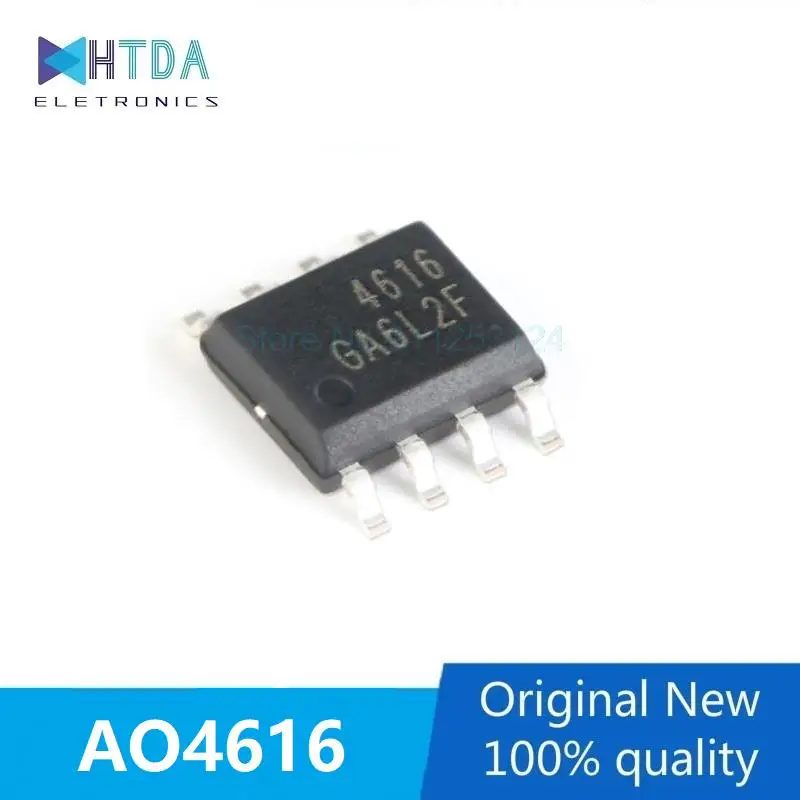 

15pcs/lot AO4616 4616 SOP8 N+P In Stock