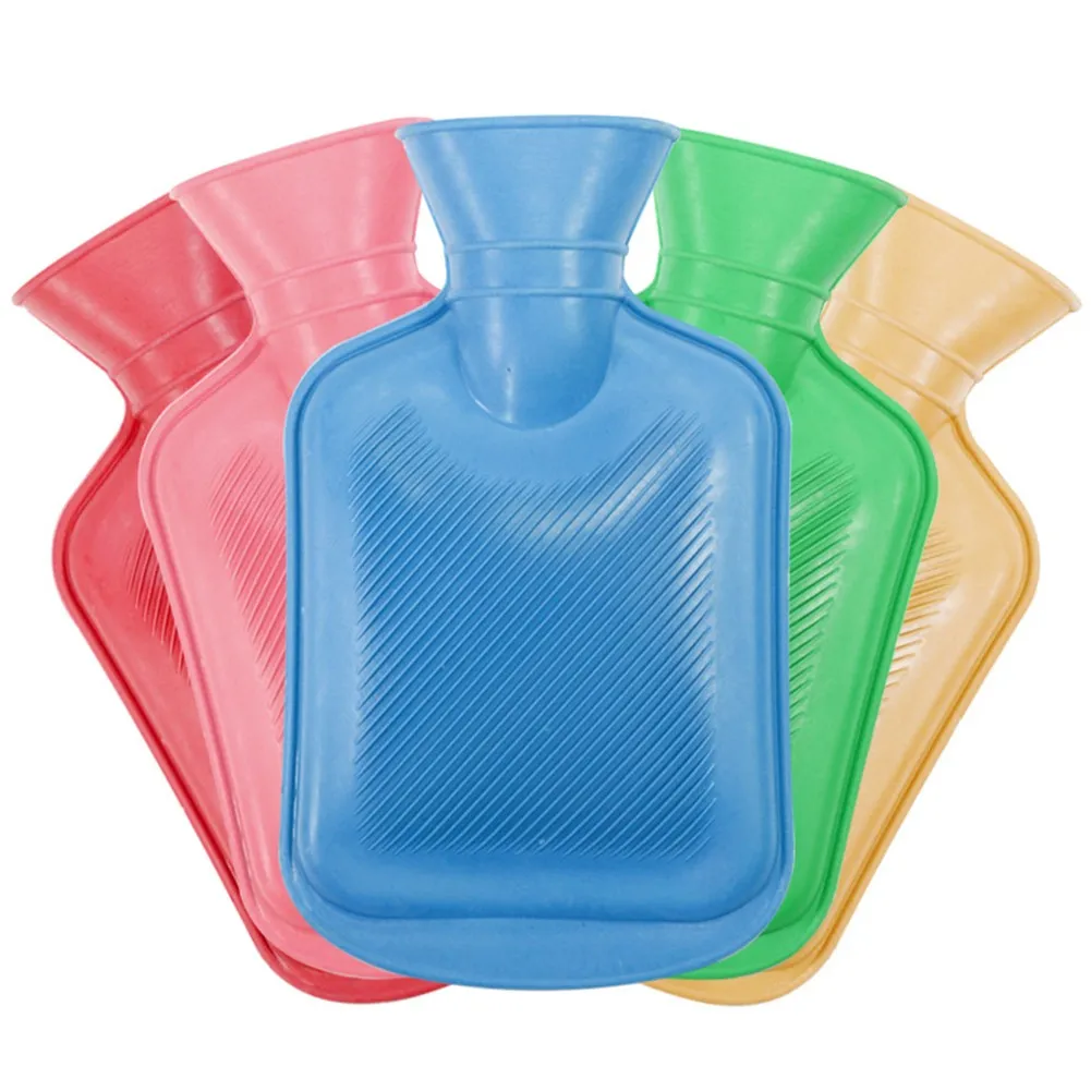 

500ml Small Quality Rubber Water Injection Hot Water Bottle Hand Warmer Warm Water Bag Hand Warm Hand Treasure