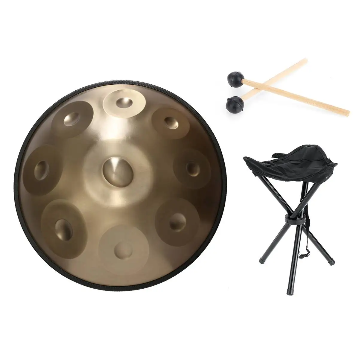 9 нот ручной работы ручной барабан Handpan 56 см ручной барабан ручной pan барабан с бесплатным подарком HandPan сумка ручной барабан стенд