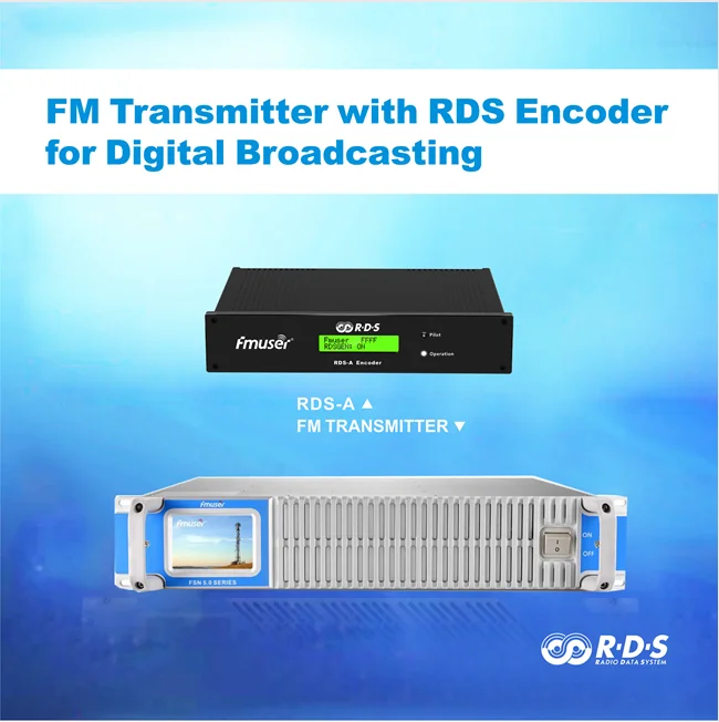 FM-передатчик FMUSER 350 Вт с кодировщиком RDS для интеллектуального радиовещания |